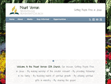 Tablet Screenshot of mountvernonsda.com